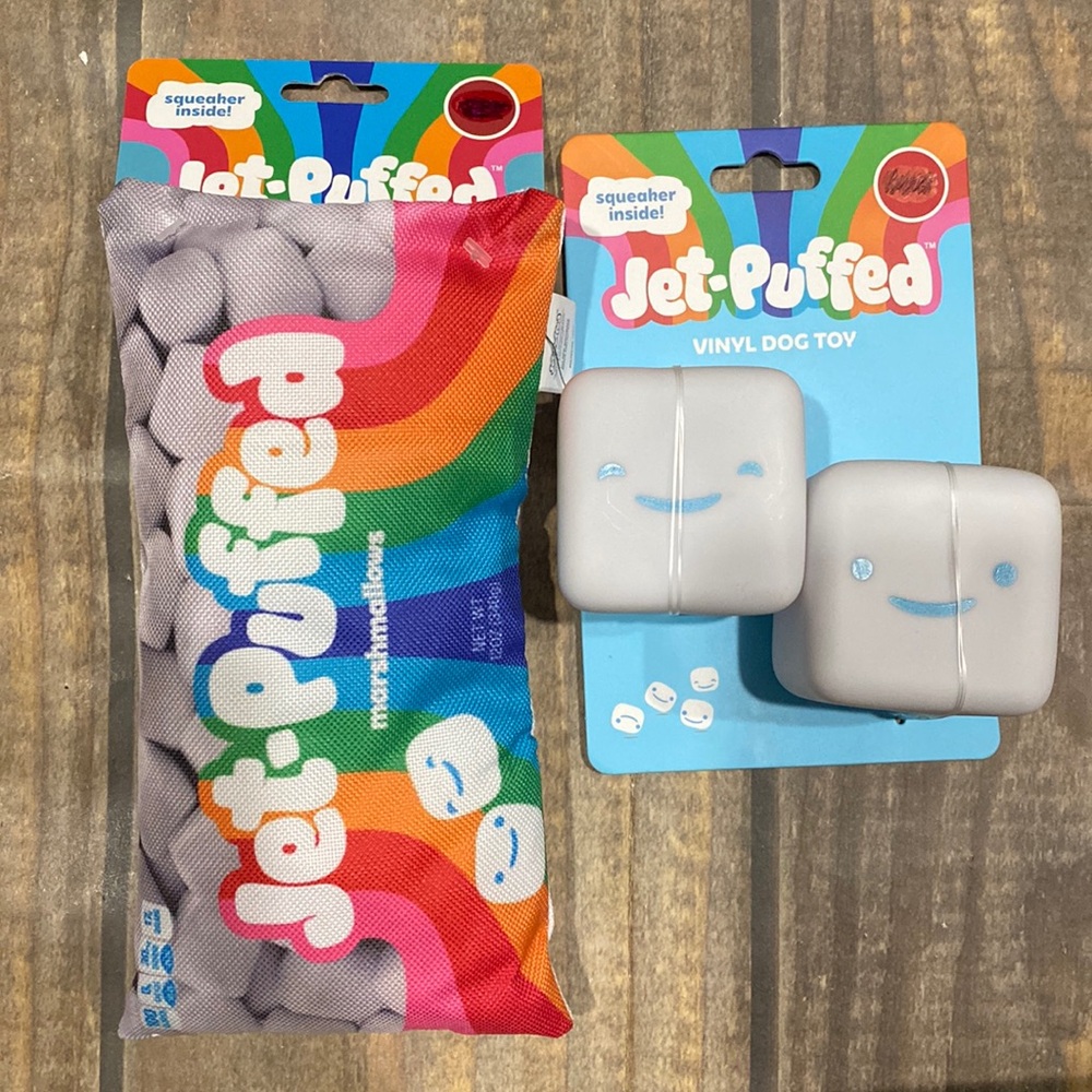 Jet Puffed Marshmallow Dog Toys